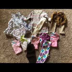 **SOLD**  Lot of Baby Girl Clothes Size 3-6mo